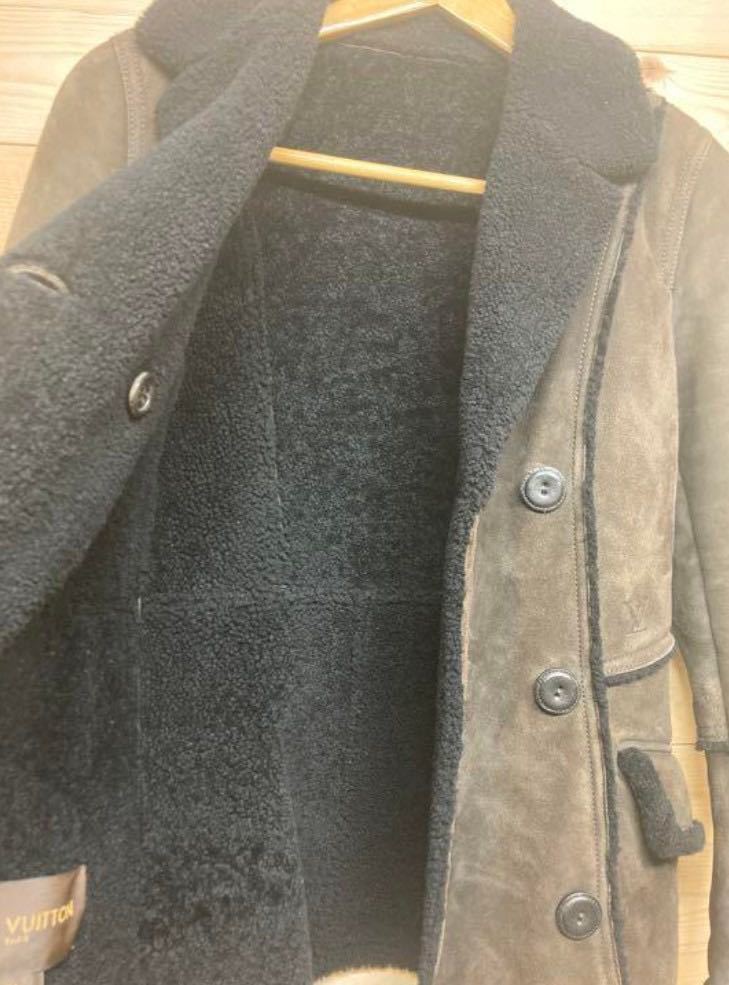 【美品】 Louis Vuitton ルイ・ヴィトン もこもこ ムートン コート