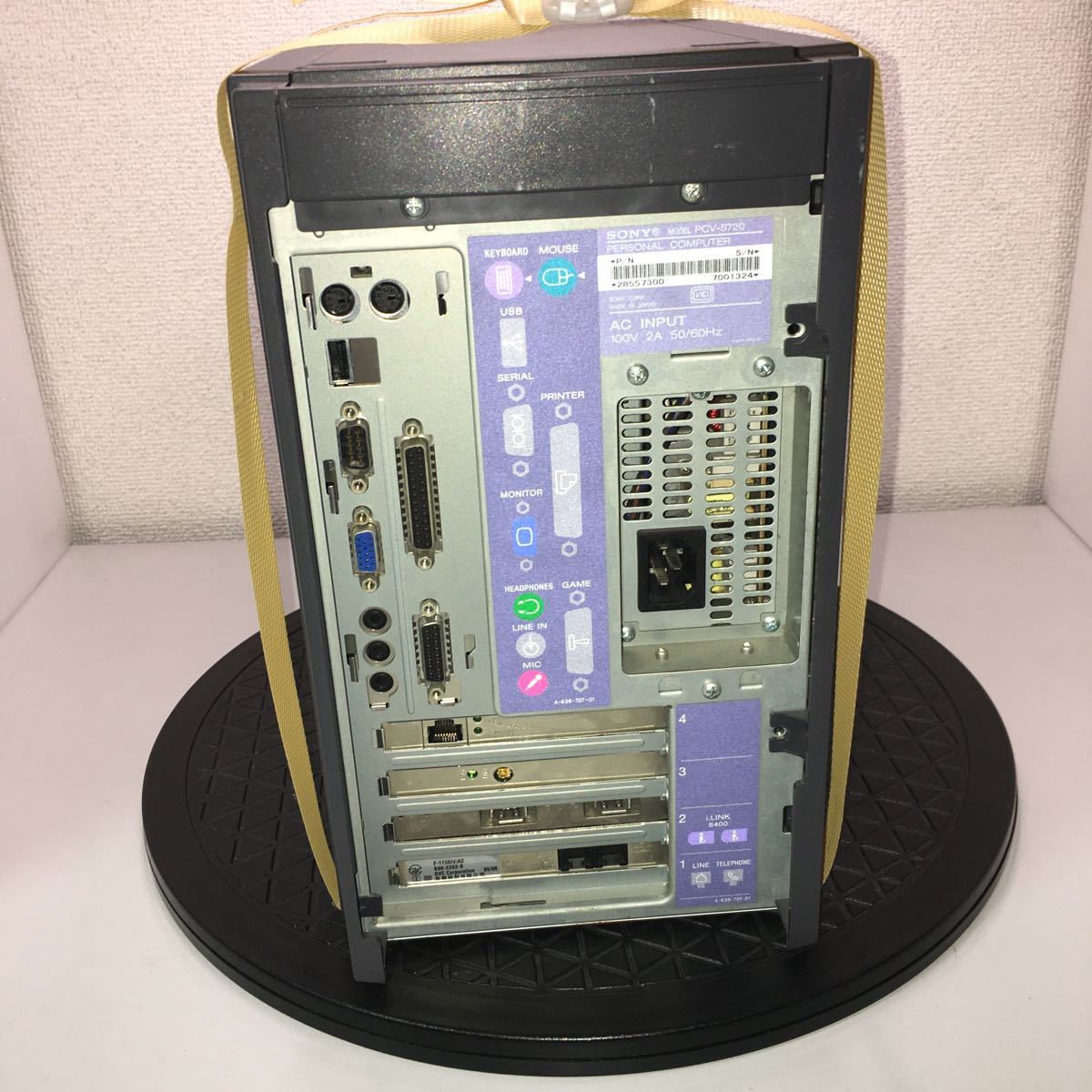 No.12007 中古 SONY VAIO PCV-S720 Pentium III ジャンク扱い_画像4