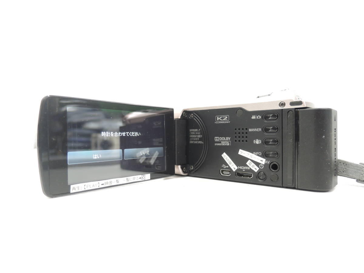  JVC AVCHD FULLHD GZ-E320-N ビデオカメラ ハンディカメラ 通電確認済み A2039の画像4