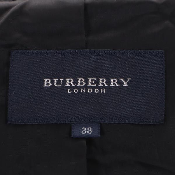 バーバリー 日本製 コーディロイ ジャケット 38 ブラック BURBERRY 三陽商会 レディース 231008_画像8