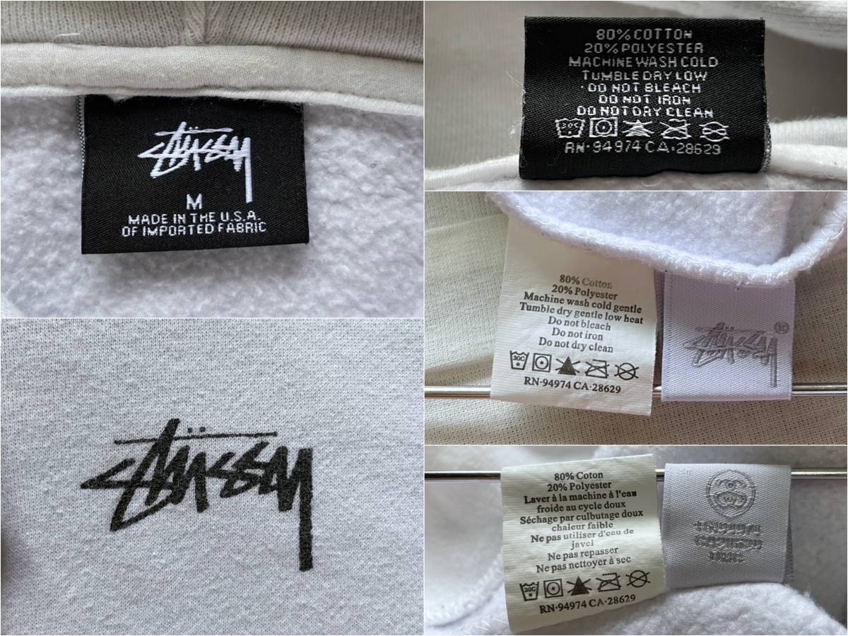 USA производства STUSSY Stussy la старт лев Parker M чёрный бирка America производства OLD STUSSY Vintage 