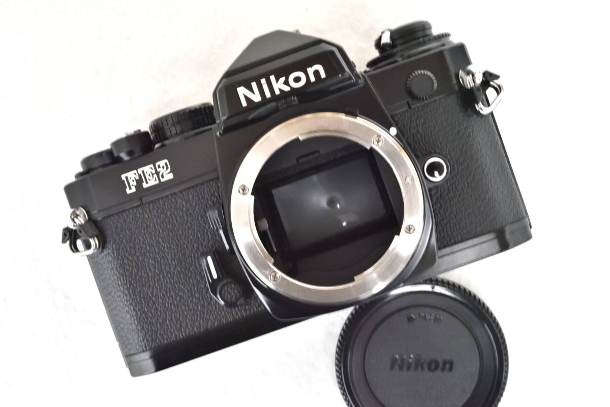 【美品】Nikon ニコンFE2 ブラック　清掃・整備・モルト交換済 　使用感僅かな中古美品_画像10