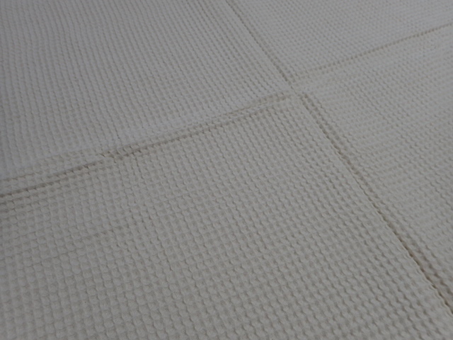 BEBE покрывало одеяло вафля материалы органический хлопок 77.×77. серый . брать . натуральный цвет сделано в Японии 