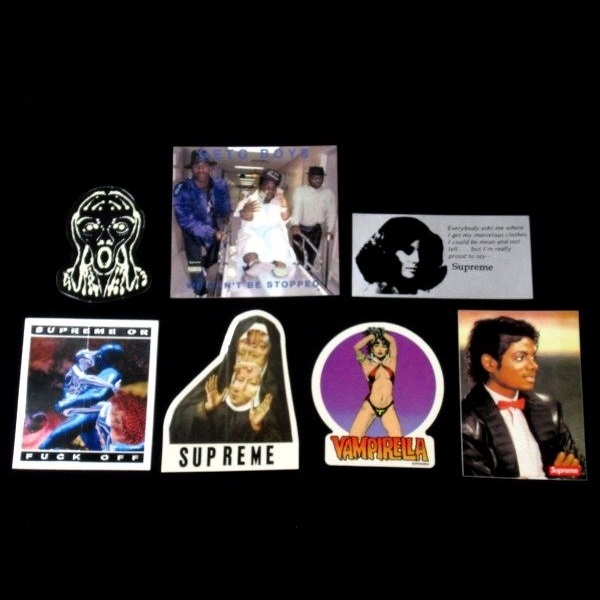 17SS Supreme Sticker Set ステッカー 7枚 セット Michael Jackson Vampirella Rap-A-Lot Records Geto Boys マイケル・ジャクソン_画像1