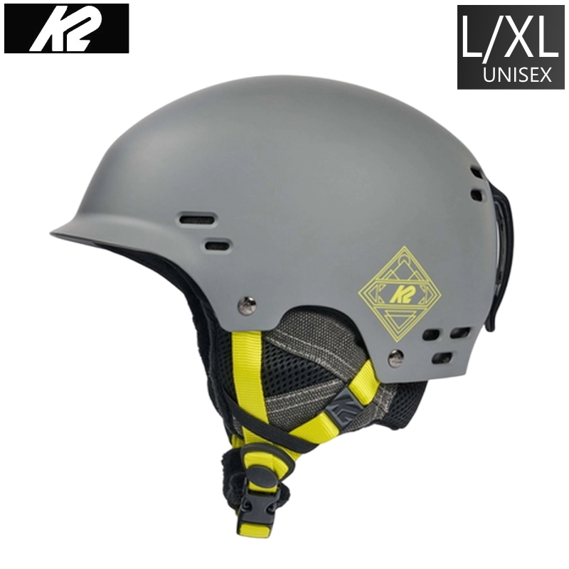 ○[L-XLサイズ]23 K2 THRIVE MID GREY ヘルメット 頭部 保護 プロテクター スノーボード スキー 自転車