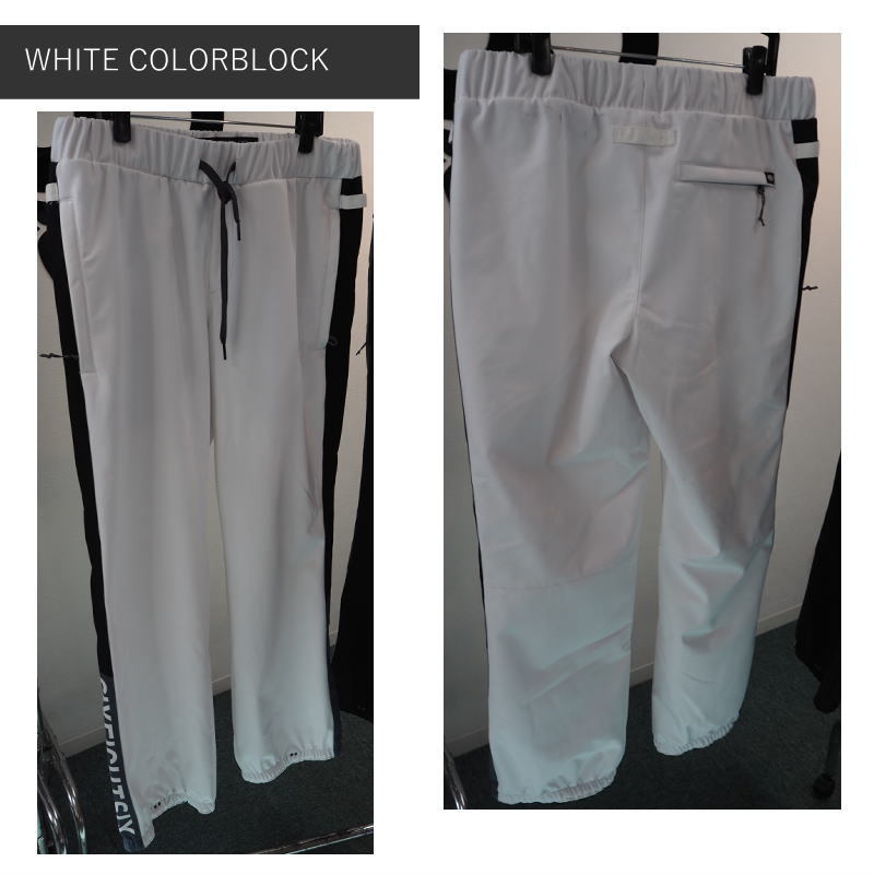 ● 686 WATERPROOF TRACK PANT カラー:WHITE COLORBLOCK XLサイズ メンズ スノーボード スキー パンツ PANT 23-24 日本正規品_画像3