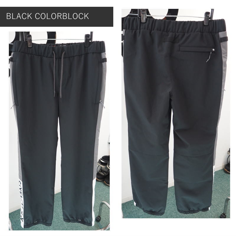 ● 686 WATERPROOF TRACK PANT カラー:BLACK COLORBLOCK Mサイズ メンズ スノーボード スキー パンツ PANT 23-24 日本正規品_画像3