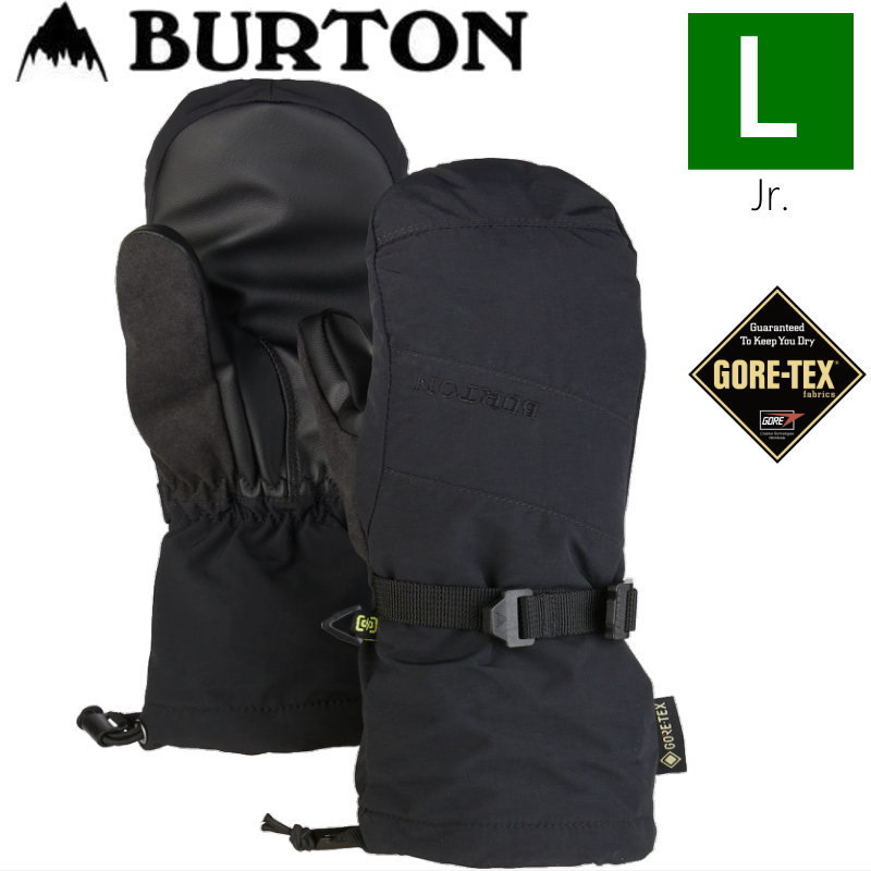 ●23-24 BURTON KIDS GORE-TEX MITTEN カラー:TRUE BLACK Lサイズ バートン スキー スノーボード