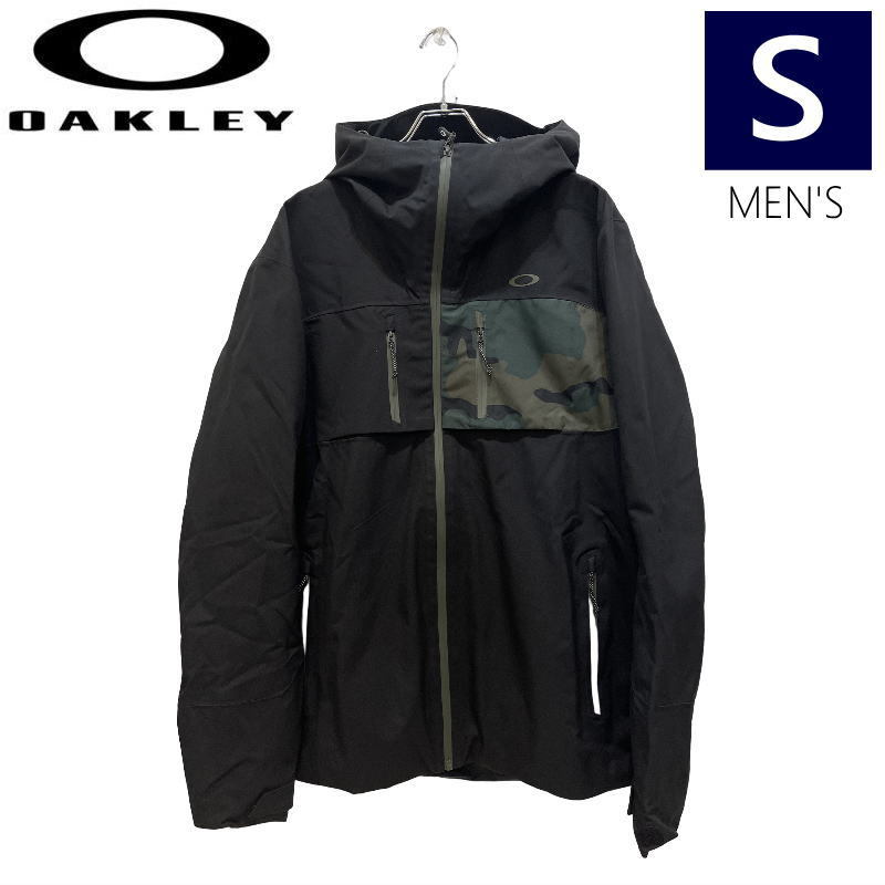 ● OAKLEY KENDALL RC SHELL JKT BLACK B1B CAMO HUNTER Sサイズ メンズ スノーボード スキー ジャケット 23-24 日本正規品_画像1