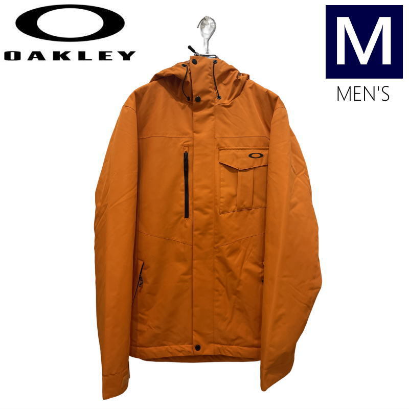 ● OAKLEY CORE DIVISIONAL RC INSULATED JKT BURNT ORANGE Mサイズ メンズ スノーボード スキー ジャケット 23-24 日本正規品