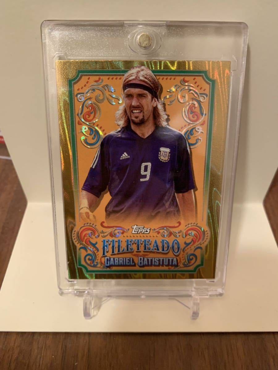 1/1 TOPPS ARGENTINA FILETEADO Gabriel Batistuta ガブリエル・バティストゥータ　1of1_画像1