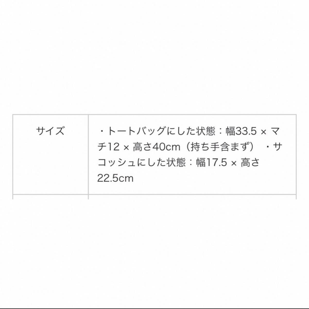 ディーンアンドデルーカ×ブリーフィング　サコッシュトートバッグ2023