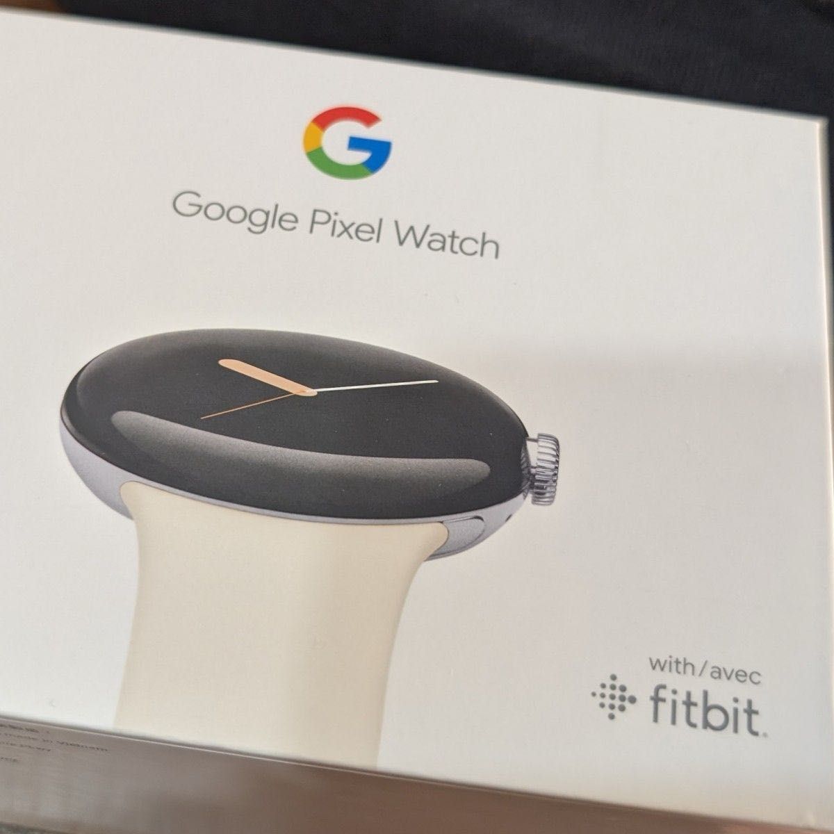 Google Pixel Watch Polished Silver ステンレス ケース/Chalk GA03182