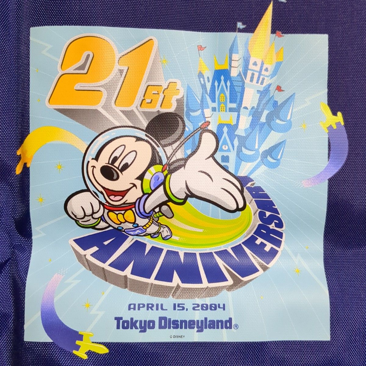 【最終値下げ】未使用　東京ディズニーランド21周年　JAL　TOUR　トートバッグ　2袋　＆　チケットホルダー　おまけ