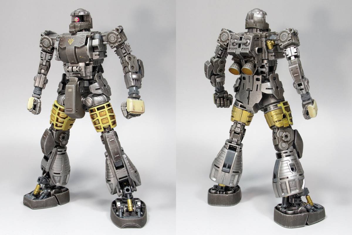 MG 1/100 MS-06J 局地改修型 量産型ザク 戦場風 改修塗装完成品 MG 1/100 MS-06J 局地改修型 量産型ザク 戦場風 改修塗装完成品