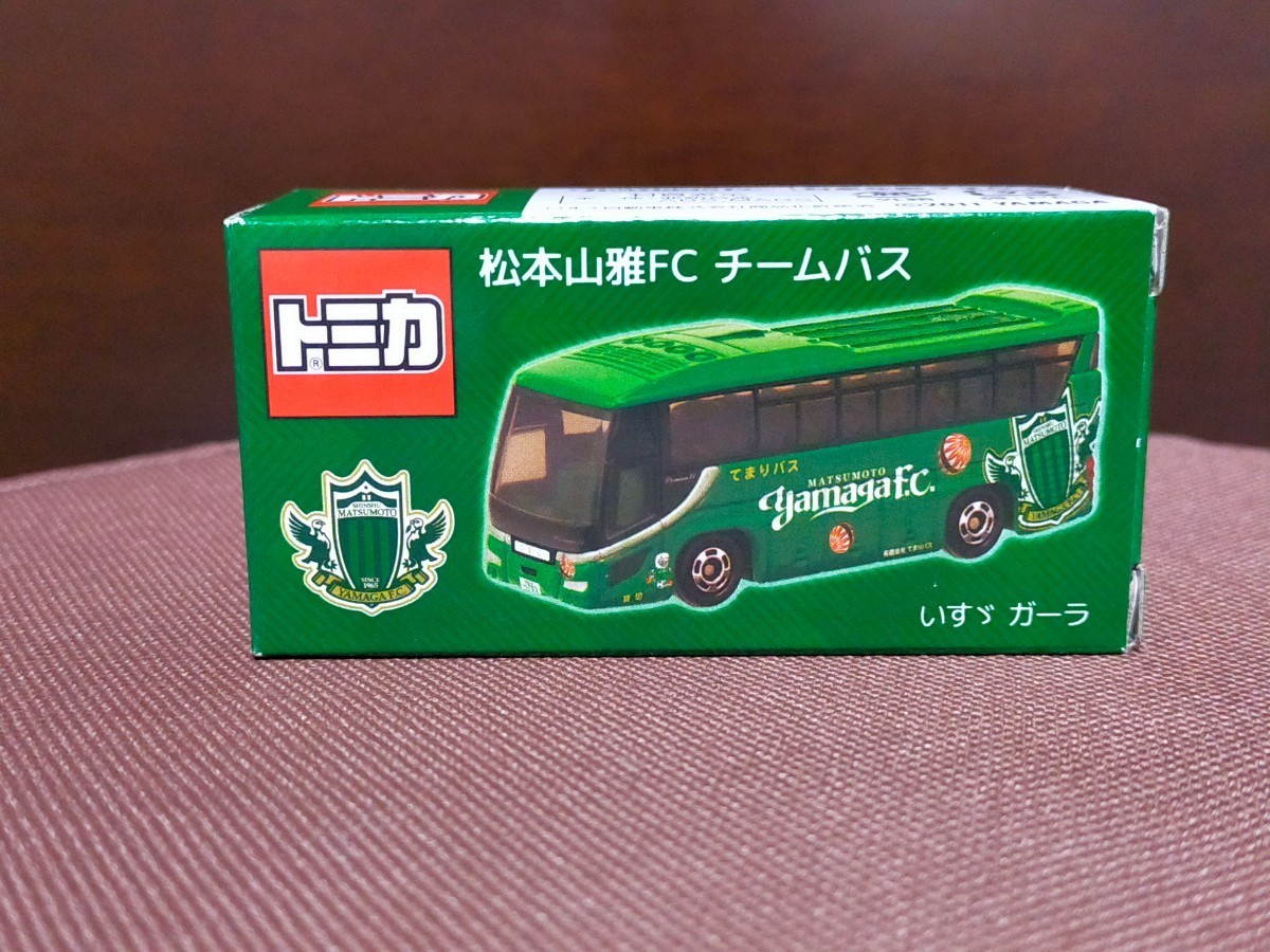 即決有 送料220円可 事業者限定トミカ 松本山雅ＦＣ オフィシャルチーム バス Ｊリーグ てまりバス いすゞ ガーラ ジェイバス ISUZU GALA_画像1