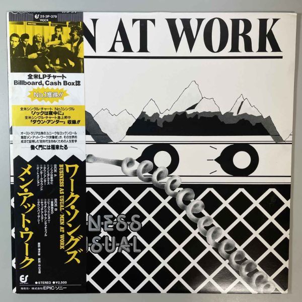 37352★美盤【日本盤】 Men at Work / Business as Usual ※帯付き_画像1