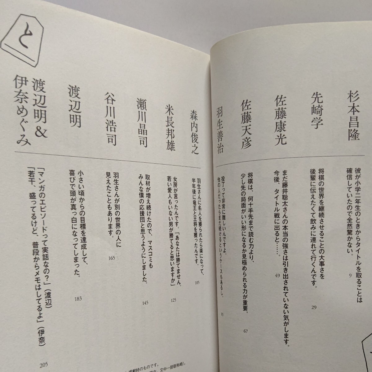 美品 阿川佐和子のこの棋士に会いたい 将棋の天才達11人の本音に迫る　杉本昌隆　先崎学　羽生善治　森内俊之　米長邦雄 谷川浩司 渡辺明他