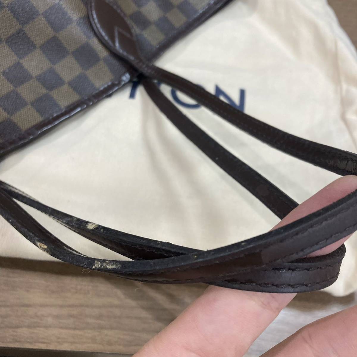 LOUIS VUITTON ルイヴィトン ダミエ エヌベ ネヴァーフルGM ハンドバッグ トートバッグ ショルダーバッグ 保存袋 レディース ブランド