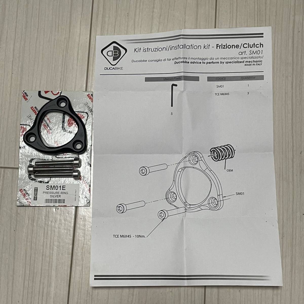 Ducabike SM01E DUCA Bike FCC FCC Plad