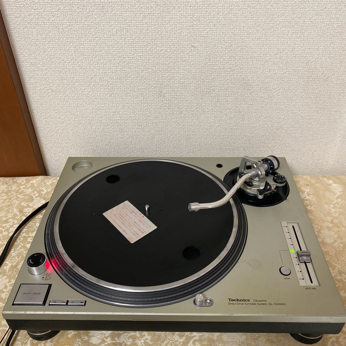 Technics テクニクス ターンテーブル SL-1200MK5 - 楽器/器材