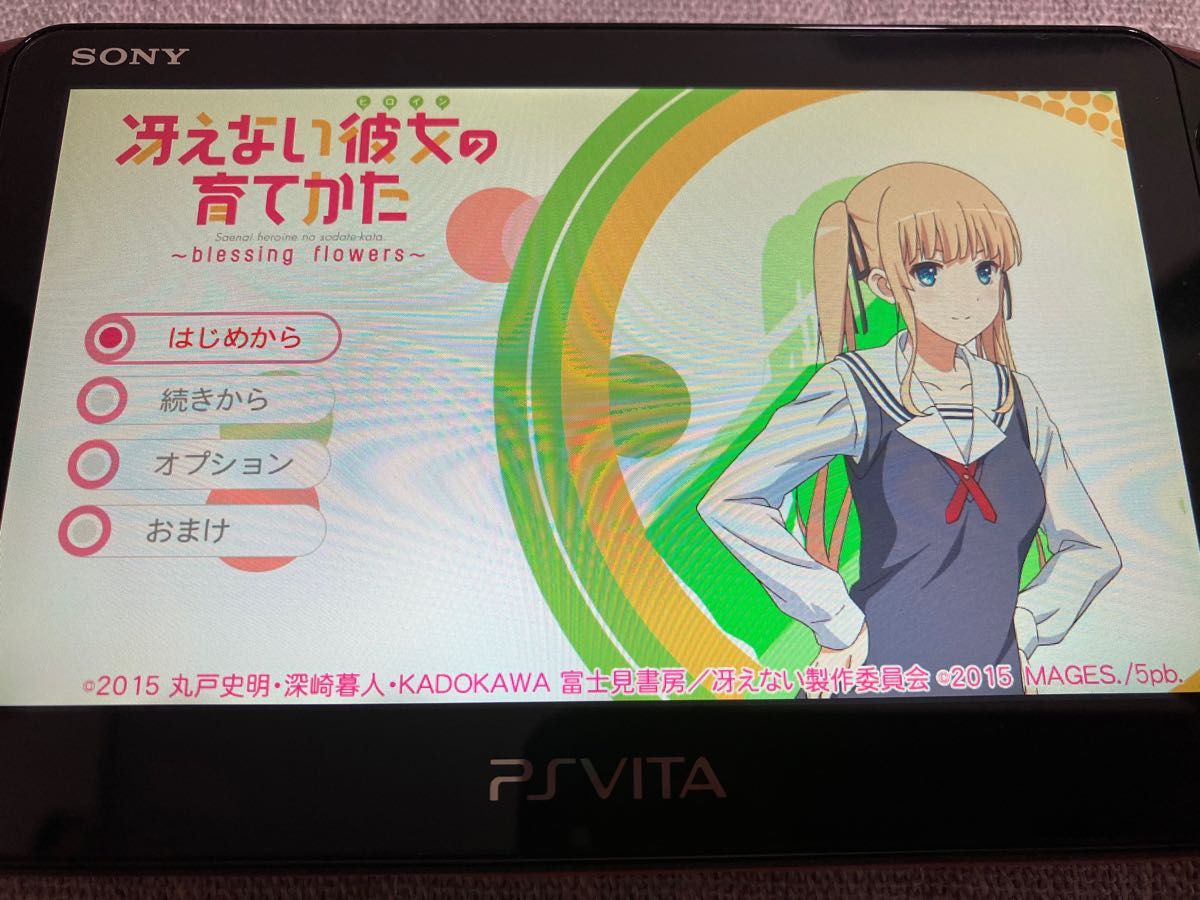 PS Vita 冴えない彼女の育てかた　ソフト　アクセサリーパック　セット　ポーチ　保護フィルム　PCH-2000
