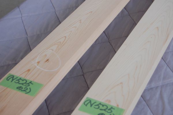 木曽桧（天然材） ヒノキ 2本11500円 角材 材木 木材 新品_画像3