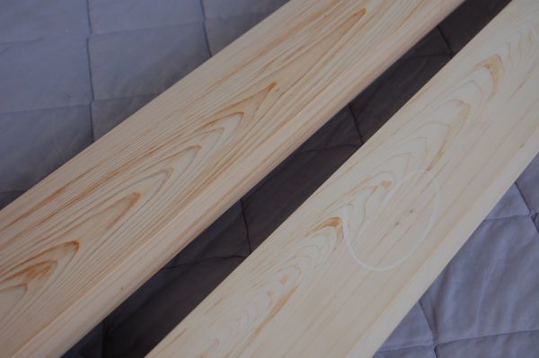 木曽桧（天然材） ヒノキ 2本11500円 角材 材木 木材 新品_画像5