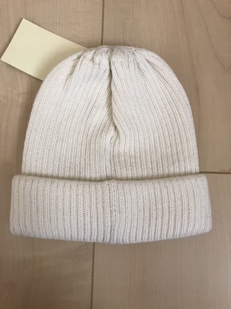 【新品】 grillo & c グリーロ / リブ ニットキャップ / イタリア製 ホワイト_画像6