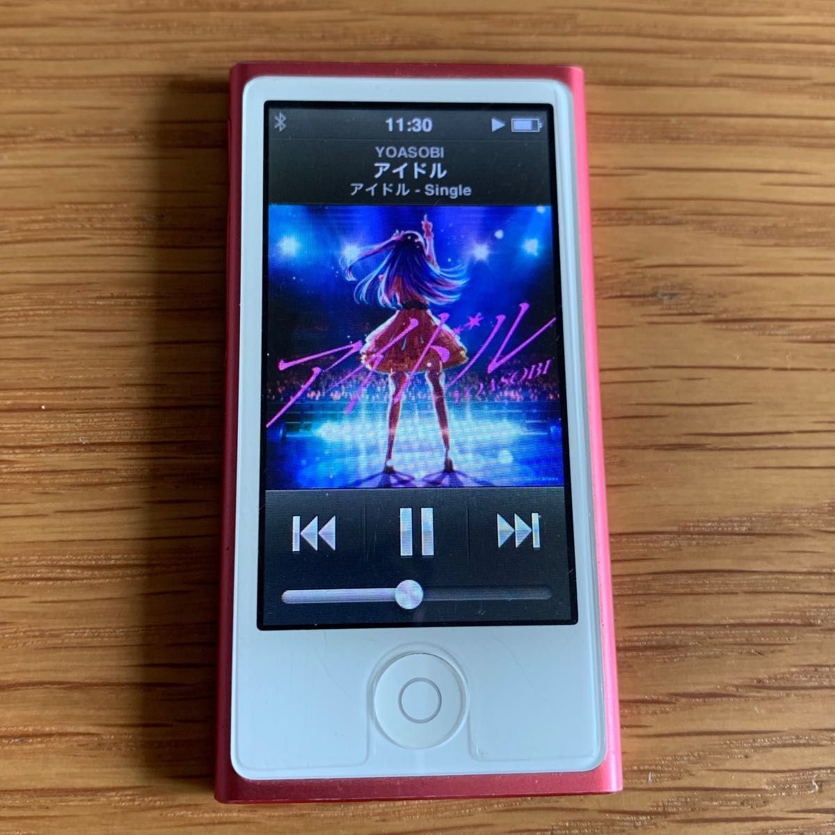 アップル iPod nano 第7世代 MD475J/A (16GB) ピンク Pink 中古品