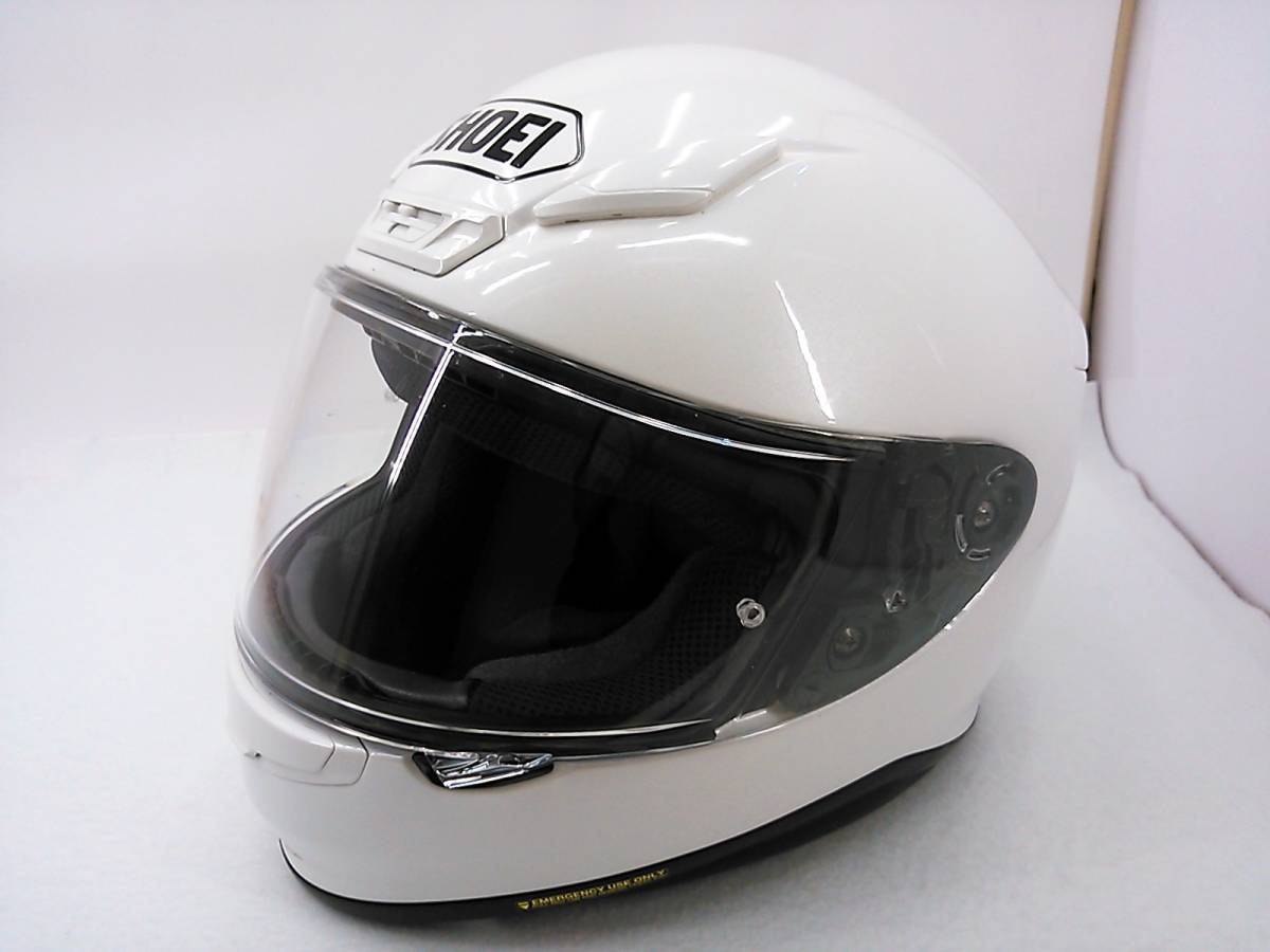 良品 SHOEI ショウエイ Z-7 ルミナスホワイト Lサイズ フルフェイス