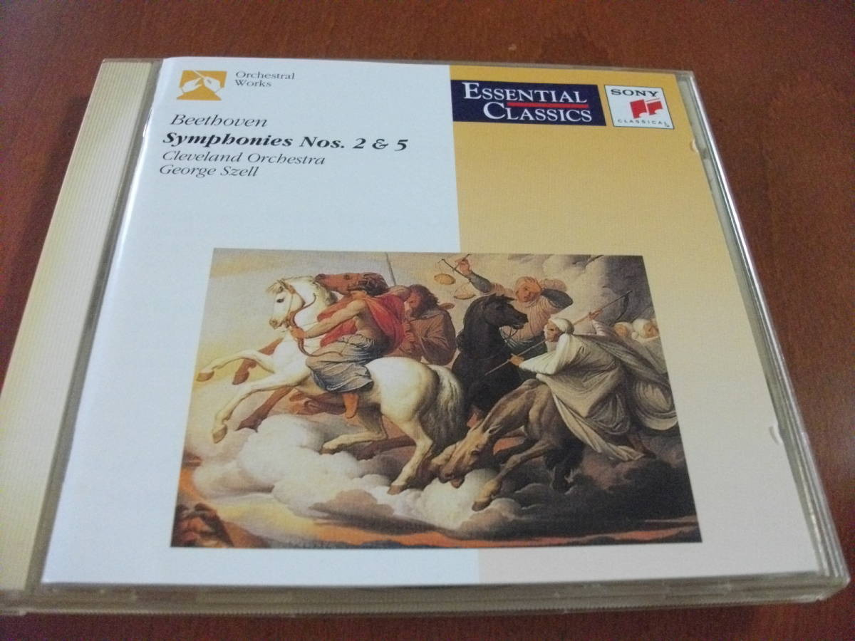 【CD】セル / クリーヴランドo ベートーヴェン / 交響曲 第2番 、第5番「運命」 (Columbia 1964/1963)_画像1