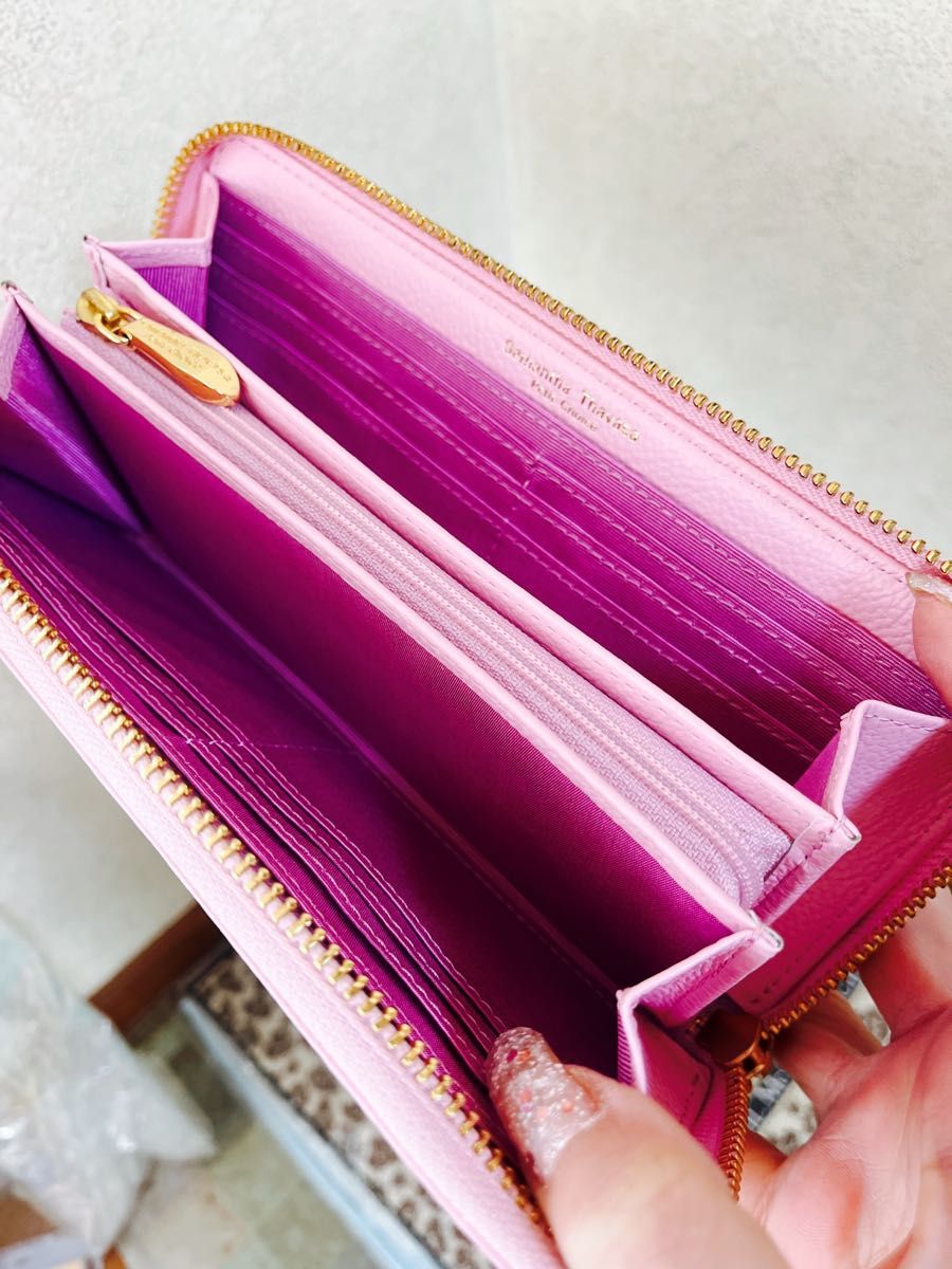 サマンサタバサ プチチョイス　ディズニーラプンツェル長財布　ライトパープル薄紫　ピンク　新品　未使用