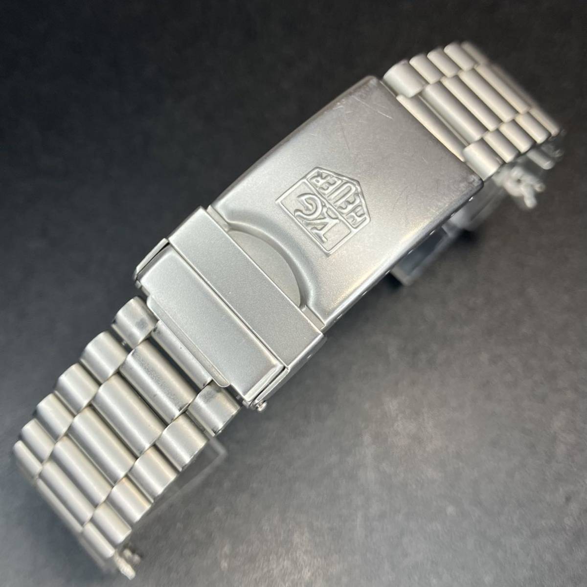 【良品 正規品】 タグホイヤー 純正SSブレス ブレス 18mm メンズ TAG HEUER プロフェッショナル 301/3 【R5_278】_画像1