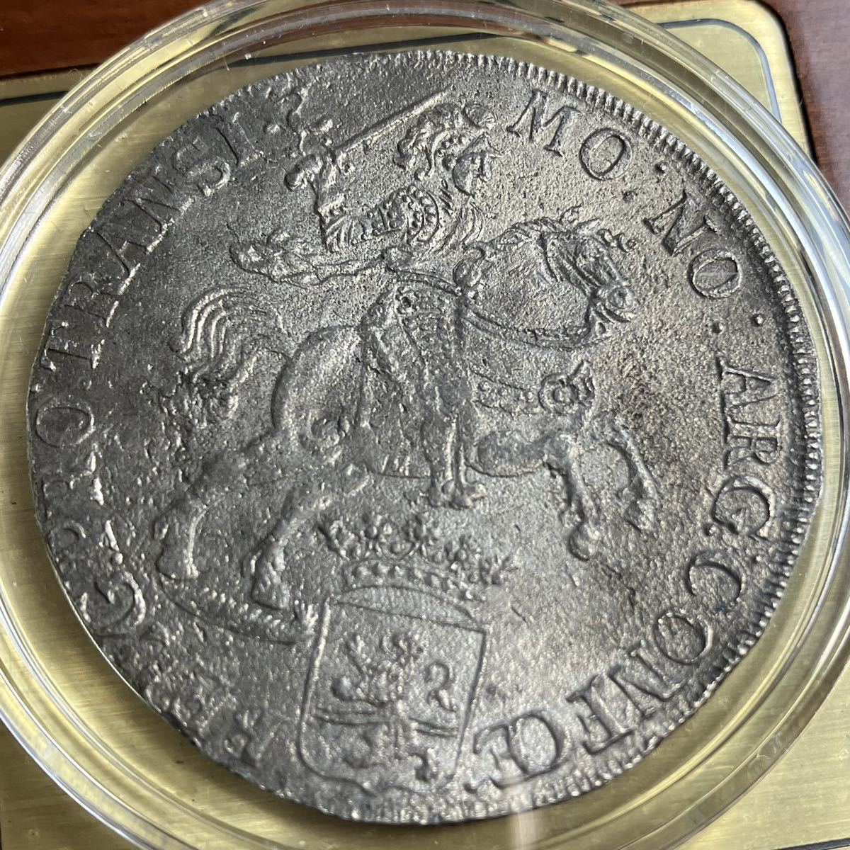 1733年 シルバーライダー デュカトン銀貨 フラクリンミント社 オランダ 東インド会社 難破船 超希少 デュカトーン The Shipwreck Ducatoon