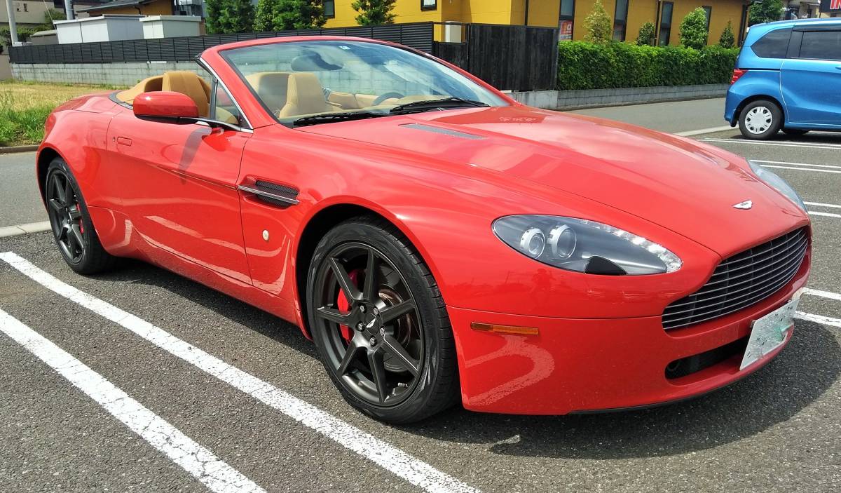 [ beautiful car outright sales ]'08 V8 Vantage Roadster sport shift rare Red!OP premium sound equipment exclusive use body cover attaching inspection '19/4