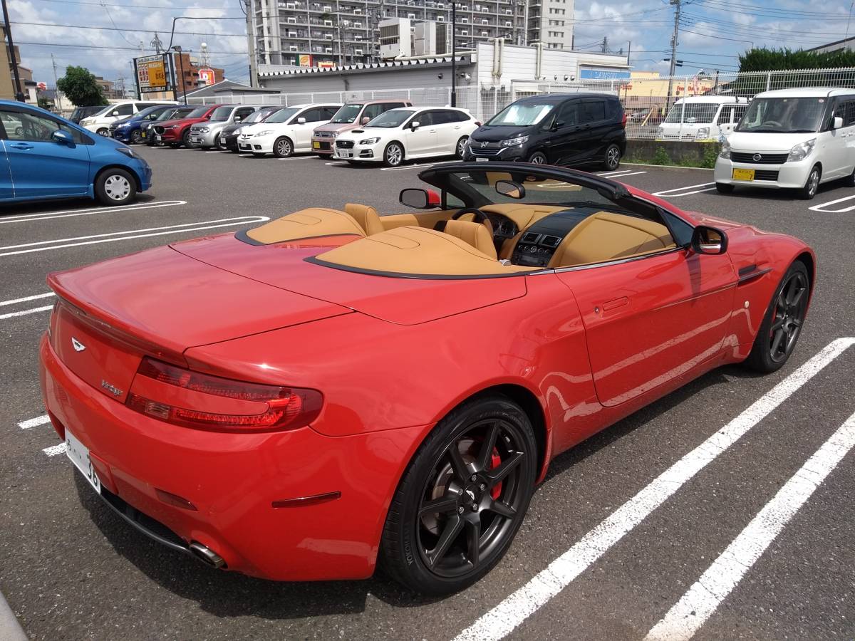 [ beautiful car outright sales ]'08 V8 Vantage Roadster sport shift rare Red!OP premium sound equipment exclusive use body cover attaching inspection '19/4