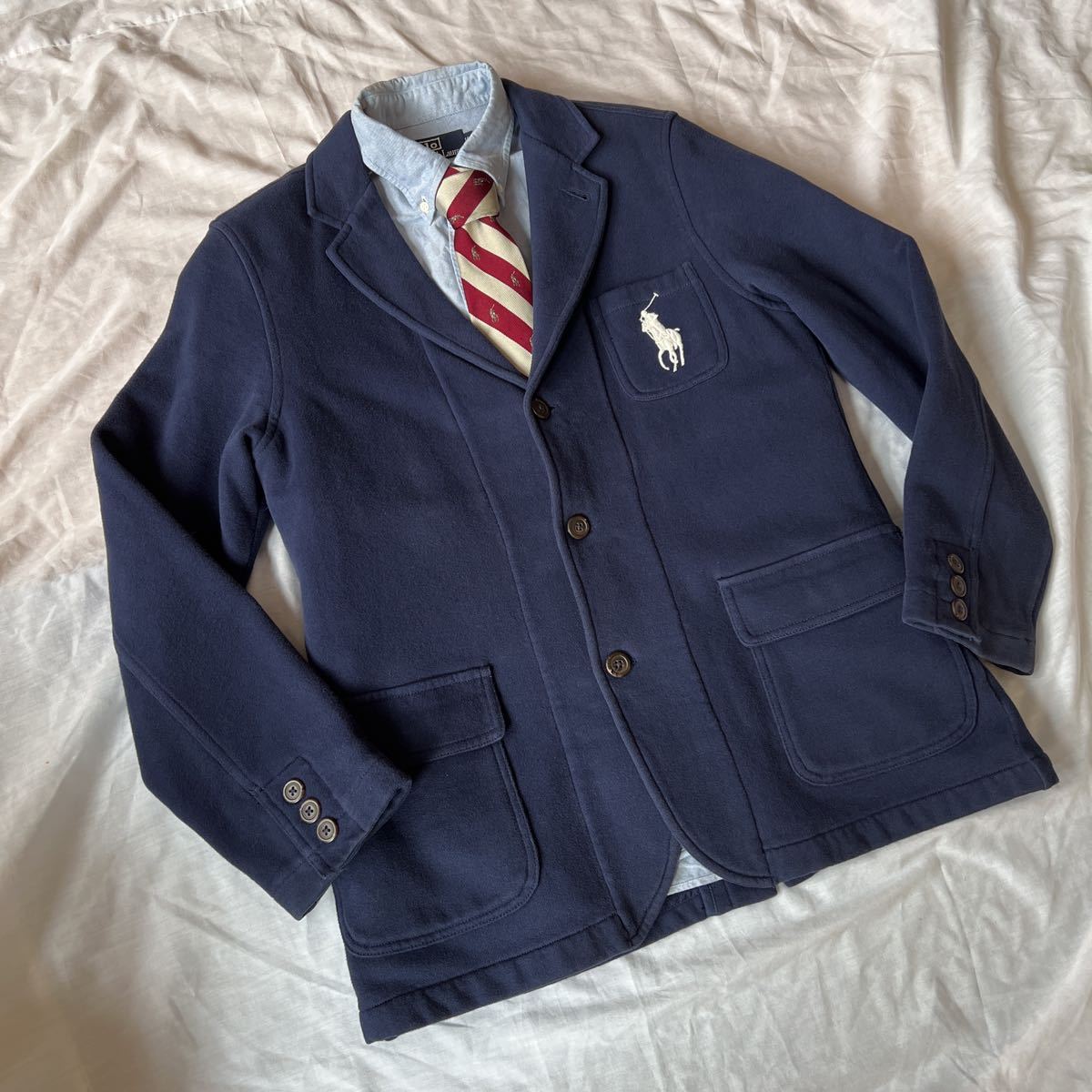 新品【POLO RALPH LAUREN】ブレザー【ラルフローレン】紺ブレ-