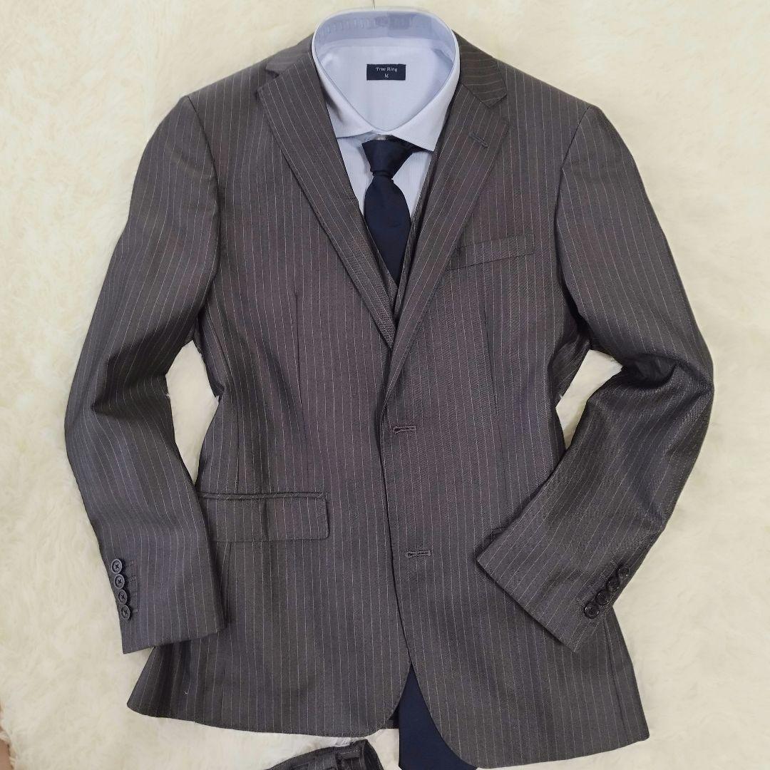 BURBERRY BLACK LABEL スーツ 3ピース ストライプ グレー Yahoo!フリマ