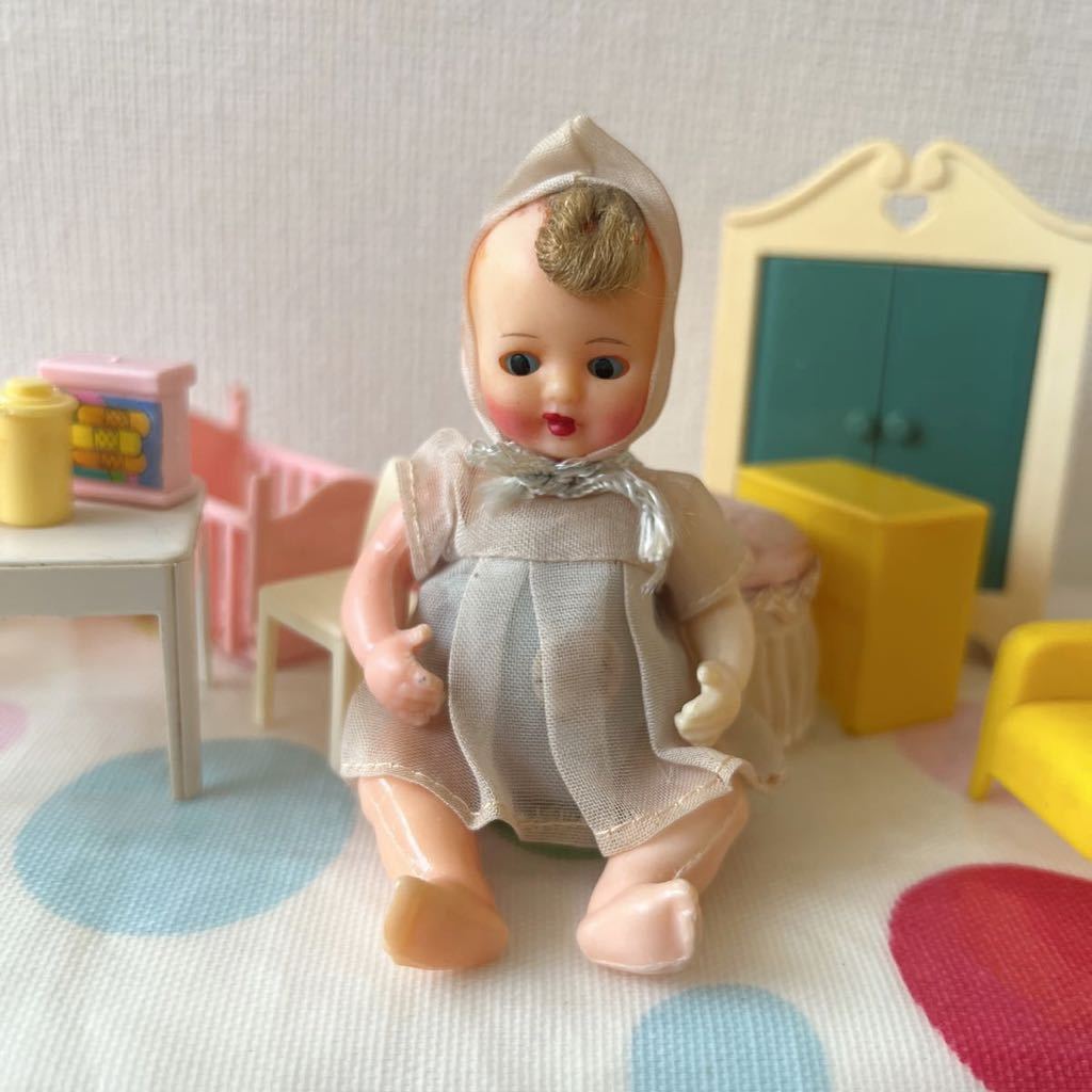  Vintage симпатичный маленький Baby doll. мебель комплект 