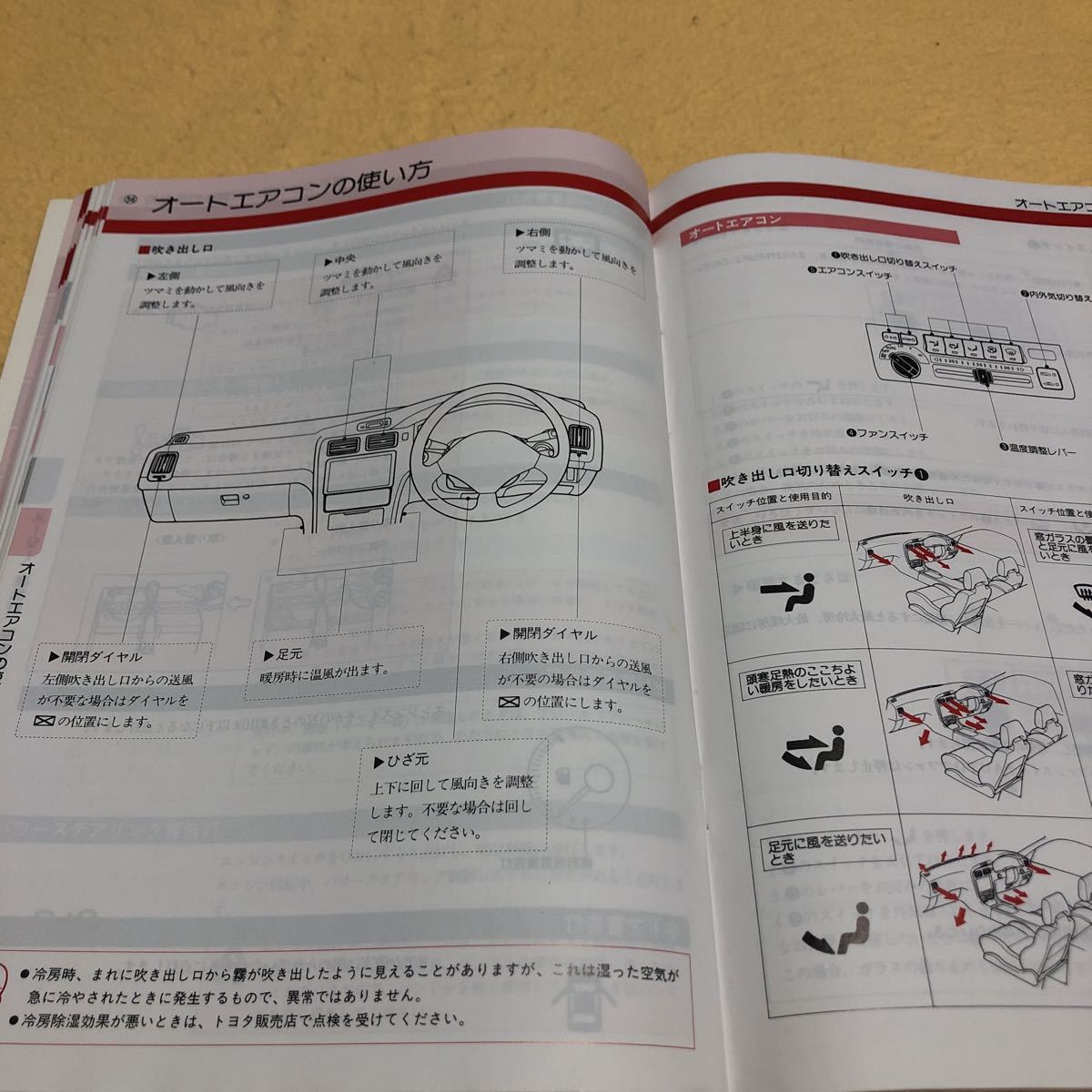 トヨタ MR2 SW20 1989年11月 平成元年11月 取扱説明書 取説 取扱書 中古☆_画像10
