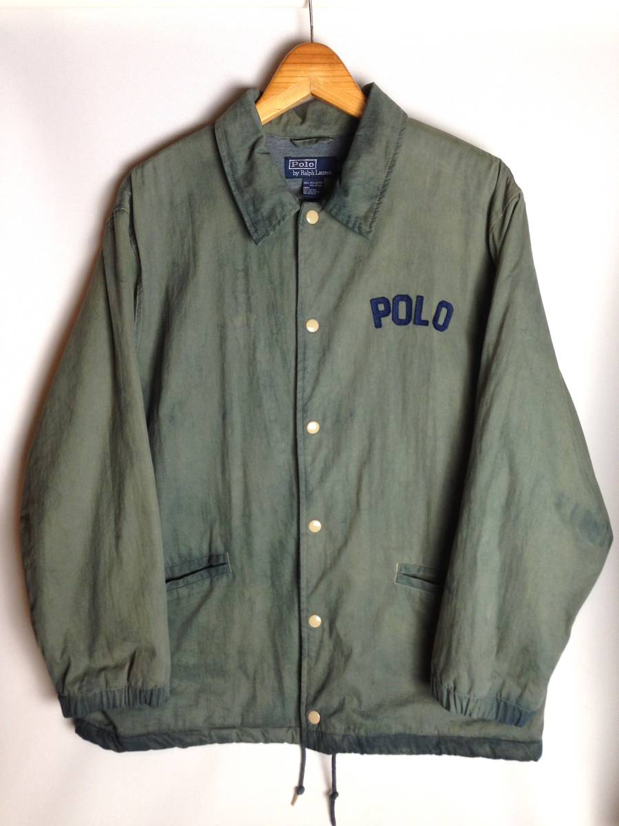 90's 名作 Polo Ralph Lauren コーチジャケット M ポロ・ラルフローレン_画像1