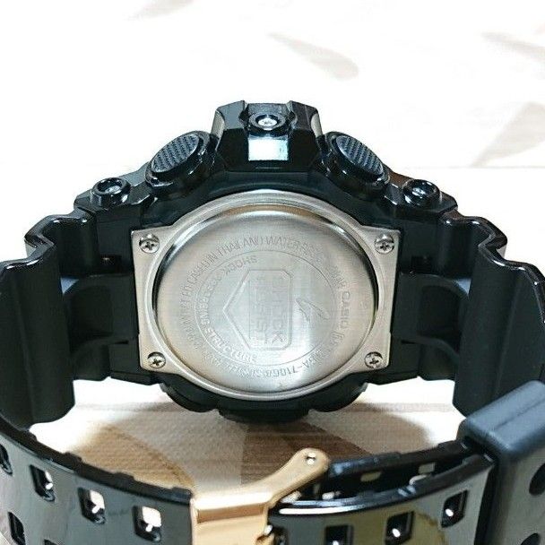 美品【CASIO/G-SHOCK】デジアナ メンズ腕時計 GA-710GB-1AJF
