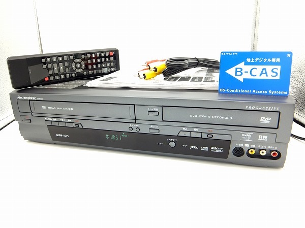 ●極美品●オーバーホール済●ビデオ⇔DVDかんたんダビング●DXアンテナ●DXR160V●地デジ搭載ビデオ一体型DVDレコーダー●付属品付き●_画像1