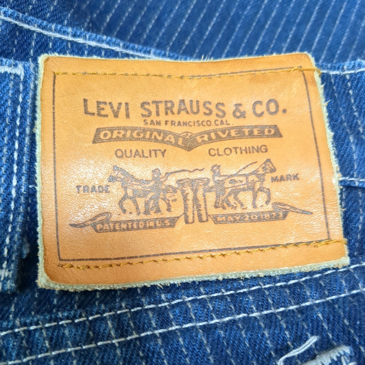 80s “Levi's for men” denim pants made in usa 549工場製 80年代 リーバイス ウォバッシュ WABASH 青_画像7