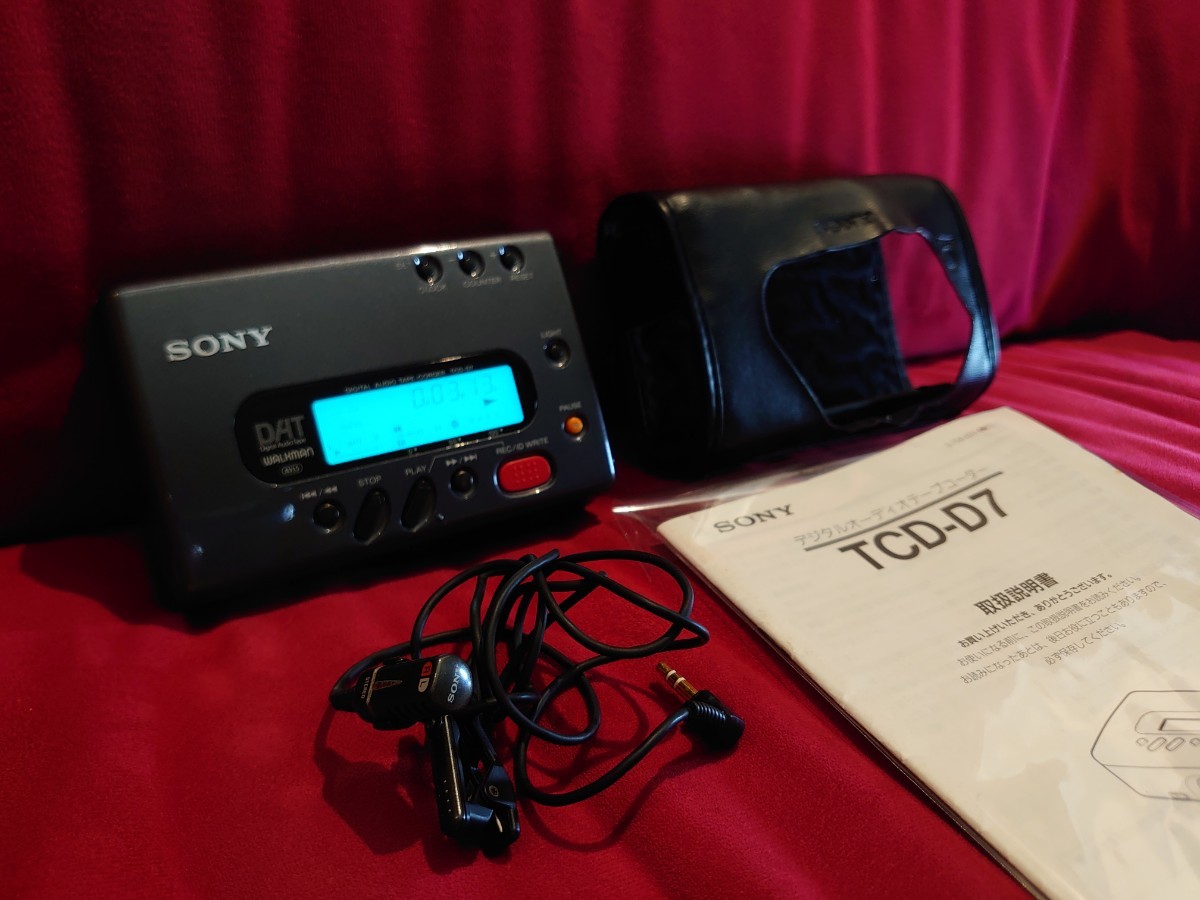 SONY】TCD-D7 DAT WALKMAN PORTABLE RECORDER ポータブル レコーダー