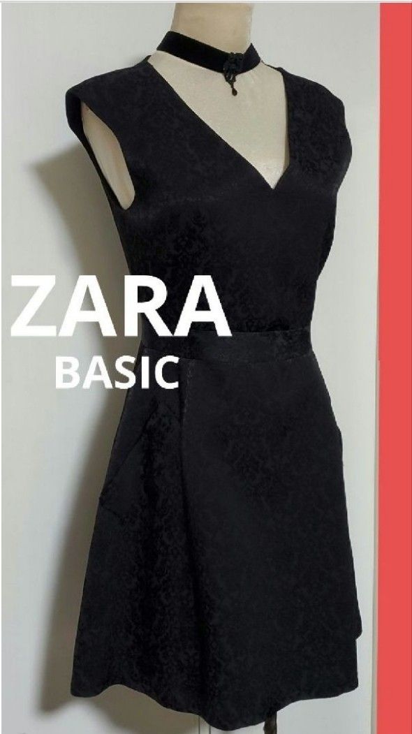 ★早い者勝ち★美品★ZARA BASIC★ザラ ベーシック ワンピース ドレス 結婚式 二次会 フォーマル パーティー おしゃれ 