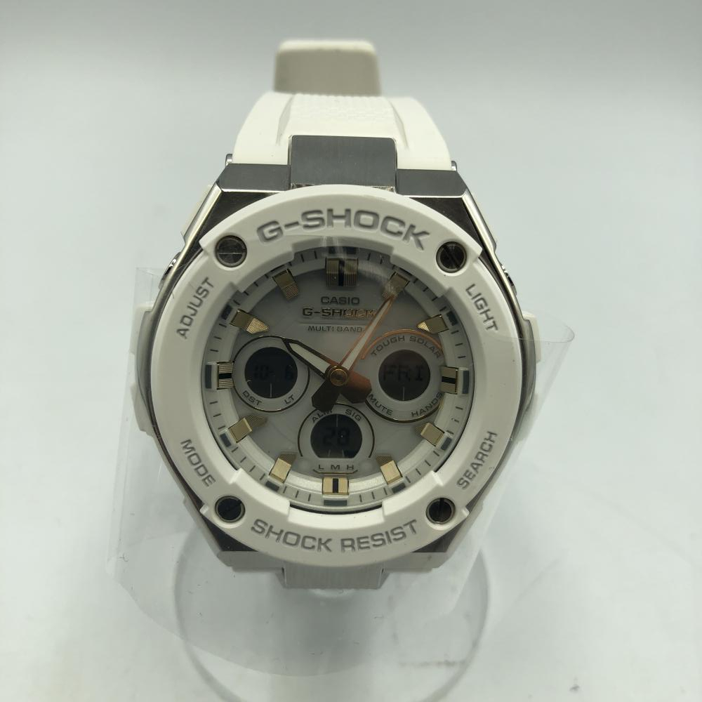 おまけ付】 【中古】G-SHOCK GST-W300-7AJF ホワイト ジーショック