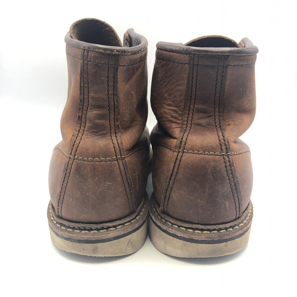 【中古】RED WING 11年製 1907 モックトゥブーツ サイズ27cm ブラウン レッドウィング ビブラムソール[240017582357]_画像3