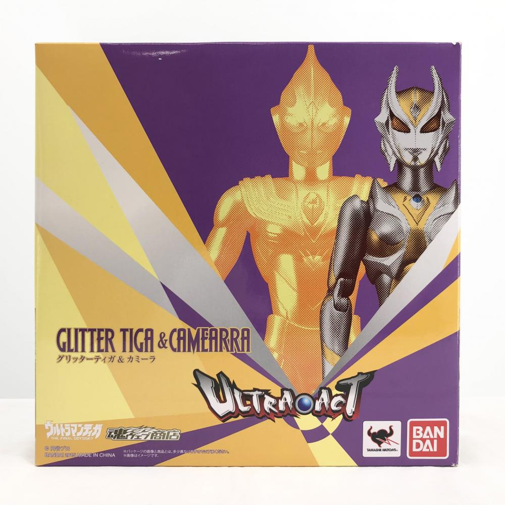 【中古】開封 バンダイ 映画 ウルトラマンティガ THE FINAL ODYSSEY ULTRA-ACT グリッターティガ&カミーラセット[240017582786]_画像1